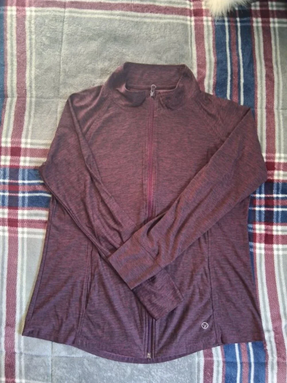 Women's Vogo Athletica Burgundy Activewear Jacket